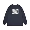 ew yamamoto round neck men 's sweweater 빈티지 프린트 다목적 맞춤형 패션 커플 후드 캐주얼 클래식 느슨한 풀오버 탑 의류