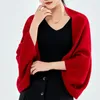 Scarves 100% pure wool womens knitted shawl soft cardigan coat shoulder and neck protection multifunctional Pashmina scarf 231007
