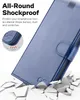 voor iPhone 15 Pro Max hoesje Afneembare portemonnee-hoes met kaarthouder, 2 in 1 PU lederen flip-folio-hoes met RFID-blokkeerstandaard Schokbestendige telefoonhoes 6,7 inch, blauw