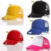 21 Farben Kinder Baseball Cap Erwachsene Mesh Caps Blank Trucker Hüte Snapback Hüte Mädchen Jungen Kleinkind Cap GH627 ZZ