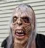Party Masks Realistic Latex Party Mask Scary Skull Mask Full Head Halloween Masks Horror Cosplay Halloween Horror Zombie Face Skull Mask Q231007