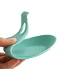 Stoccaggio da cucina Isolamento in silicone Cucchiaio Ripiano Resistente al calore Tovaglietta Strumento Vassoio in vetro per bevande Tappetino per mangiare Presina