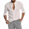 Nouveaux chemises décontractées de mode masculine à manches longues à manches longues à manches longues à manches sociales masculines bouton slim fit placket soild coréen collier d'automne top automne x2712