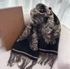 Marken-Designer-Schal für Damen und Herren, gestreift, kariert, 100 % doppelseitiger Kaschmir, himmlische Einhorn-Schals, Winter-Weihnachtsgeschenk mit Original-Box-Etiketten