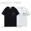 Summer Designer Tshirts Mens Letter Print T Shirt Designers Triangle Pocket T Shirts Paris Kläder Kort ärm T-shirt Kvinnor LOO283H