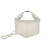 Pole Bento Bag Niche Design Poleno Nytt fashionabla läder One Shoulder Crossbody Lunch Box For Women's Dumplings 231007