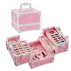 Fashion Beauty Fashion Kit trucco per bambini per bambine 49 pezzi lavabili veri con custodie per cosmetici Regali di compleanno 231007