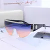 Designer Sunglasses For Womens Tech Style Glasses Lens Eyeglasses Luxury Vacation Semi Rimless Goggles Driving High Definition Sunglasses