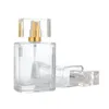 50ml Glass Empty Perfume Bottles Atomizer Refillable Spray Glass Bottle Square Scent Bottle fast shipping F1106 Ltrto