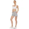 Shorts actifs femmes 2023 gymnastique Yoga avec poche à fermeture éclair Fitness course entraînement séchage rapide court Spandex pantalons athlétiques Sport