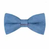 Bow Ties Justerbar herr Bowtie Cotton Wedding Vuxen Blue Neckwear Förbundna Krawatte Accessories Neck Tie Bourgogne MP79