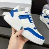 2023 CT-07 Designer sneaker skateboardskor casual skor kalvskinn läder vit röd blå brev överlägg plattform låg snörning sneakers