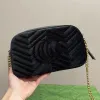 2023 Designer Classique Marmont Matelassé Bandoulière Sac De Luxe Velours Femmes Mode Sacs À Bandoulière Automne Hiver Nouvelle Italie Double Lettre Haute Qualité Sac À Main Caméra Sac