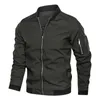 Chaquetas para hombres Primavera Otoño Moda Hombres Chaqueta Bomber Chaquetas Negocios Casual Ropa de calle Abrigos para hombres Rompevientos simple Abrigo de estilo británico 231007