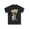 Vêtements pour hommes de mode KITH Co marque TUNES KITHJAM VINTAGE TEE T-shirt lapin et Daffy Duck