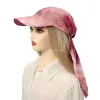 Cappelli da donna Musulmano Tie dye Hijab Berretto da baseball Classico cappello turbante Moda Foulard Cappelli da sole Sciarpa Berretti Tesa esterna Parasole