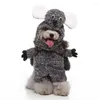 犬のアパレルペット用品スタンディングドッグ面白い服ホリデーパーティー動物服の改修
