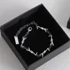 NH74 Charm Bracelets Designer Bransoletka dla kobiet luksusowe złote listy unisex modne złotą srebrną biżuterię prezenty na przyjęcie weselne