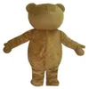 2019 Rabatt Factory Ted Costume Teddy Bear Mascot Costume Shpping254C