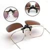 Solglasögon 3st !!! Legering Luxury Frameless Rimless Reading Glasses Kvinnor Polariserade pilotklipp