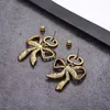 luxury designer fashion Charm earring aretes brass high quality bow earrings ladies party lovers gift jewelry230t