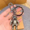 2021 Astronaut Space Robot Letter Fashion Silver Metal Keychain Car Advertising Midje Key Chain Chain Pendant Accessories1990