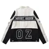 Mens Jaquetas Y2K Retro Legal Uniforme de Beisebol Destacável Jaqueta de Motocicleta Homens Mulheres Casuais Soltas Jaquetas de Motociclista Hip Hop Harajuku Casacos 231007