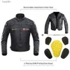 Autres vêtements DUHAN Veste de moto Pantalon Costume Veste de course imperméable Protection Motocross Doublure Quatre Saisons Veste de moto Hommes S-3XLL231007