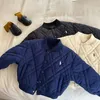 Manteau en duvet pour enfants, vêtements d'hiver pour garçons et filles, vêtements en coton épais brodés, veste bouffante pour bébé, uniforme de Baseball 231007
