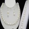 Kolczyki naszyjne ustawione ręce wykonane 9-10 mm biały kolorowa barokowa perła bransoletka dla kobiet biżuteria modowa