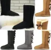 2022 Warme Stiefel Schnee Ugges Boot Ankle Bootss Australian Classic Womens Mini Half Winter Full Fur Fluffy Furry Satin Usa Gs 5854 Booties Hausschuhe Hot uggly Selling Wgg