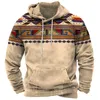 Hoodies masculinos pullovers étnicos roupas estilo outono inverno moda retalhos casual moletom com capuz cordão sweatershirt