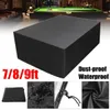 Dust Cover Dustproof Waterproof Outdoor Full Pool Solid With Drawstring 7 8 9 Foot Billiard Table Dust Cover Table Protector Oxford Cloth 231007