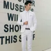 Men's Suits Mens White Groom Tuxedos British Style Student Business Leisure 2 Piece Suit Groomsmen Man (Jacket Pant) 2023
