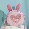 Сумки Cute Messenger Ear Girls Роскошные детские сумки Кошелек через плечо и кожаные сумки Кошельки Детские маленькие для сумок-кроликов 231006