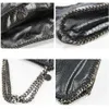 Evening Bag s Bag Metal Chain Small Square Crossbody Trendy Snake Pattern Lady Messenger Phone Females Handbags 231007