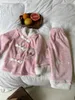 Pyjamas pour fille et garçon mode vêtements de nuit pour bébé vêtements de nuit pour enfants de haute qualité taille 100-150 CM 2 pièces haut et pantalon imprimés de dessin animé Oct05