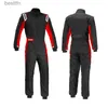 Others Apparel New Kart Off Road Vehicle F1 Rally Adult Racing Suit 5XL Black Kart Suit motorcycle jacket High density elastic twill fabricL231007