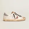 2023 Uitstekende Retro met Originele Doos Gouden Casual Schoenen Histars Designer Super Star Goosesity Sneakers Dames Pailletten Italië Klassiek Wit Do -old Dirty Shoes 11