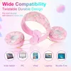 Cuffie Unicorno Cuffie cablate con microfono Ragazze Figlia Musica Auricolare stereo per PC Telefono Caschi Bambini Ragazzo Regali Cuffie per bambini 231007