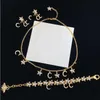 Unisex Star Stainless Steel Necklaces Earings Designers Metal Chains Link Girl Necklace Designer Brand Letter Punk Bracelet Jewelry