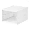 Clothing Storage 1 PCS Shoe Box Installation-Free Foldable Organizers With Clear Door Space-Saving Rack Sturdy Plastic