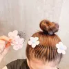 Haaraccessoires Kinderen Kammen Gebroken Meisjes Cartoon Bloem Clip Pony Haarspelden Snoep Kleur Zoet Schattig Insert Kam