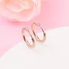 Серьги-кольца 2023, подлинные украшения из стерлингового серебра 925 пробы, розовые моменты, маленькие подвески для женщин, Argent Brincos