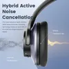 A10 Hybrid Active Noise Cancelling Headphones, Wireless Bluetooth Over-Ear Headphones