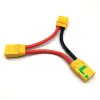 Anti Sparks XT90-S In Series Connector Adapter Wire Battery Harness XT90 Series Cable 10AWG 100mm Lead For RC Battery