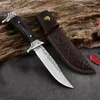 Ancient straight knife outdoor knife hand meat fruit knife pocket knife Mongolian knife survival knife