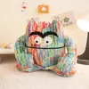 Poupées en peluche Creative coloré monstre jeter oreiller jouets en peluche super doux chaise de bureau coussin décor à la maison filles enfants cadeaux d'anniversaire 231007