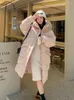 Frauengrabenmäntel 2023 Frauen Baumwolle Gefütterte Jacke Lange Winter Rollkragenmantel Warme Parkas Schnee Outwear Koreanische Lose Zima