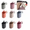 Stroller Parts N80C Convenient Silicone Wheelchair Cup Holder Organiser For Outdoor Activities